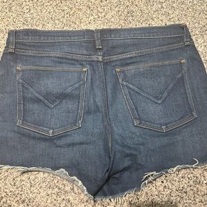 Hudson Gemma mid rise size 29 shorts, darker blue denim. Good condition!